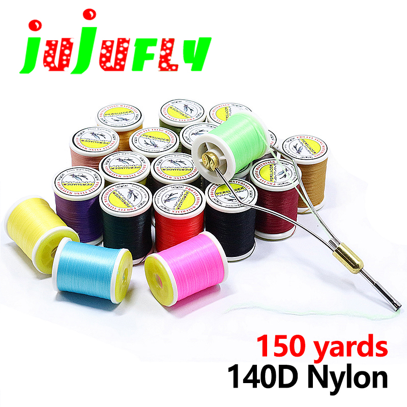 Fishing Lure Spoon - Jujufly 150 Yards/Spool 140D Nylon Fiber