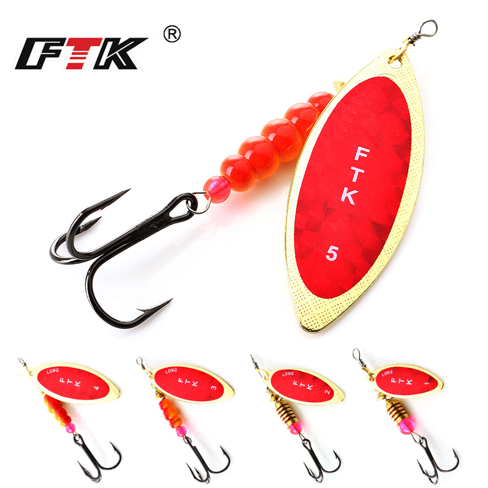 Fishing Lure Swimbait - FTK Spinner Bait 4G/7G/12G/18G/30G Spoon Lures