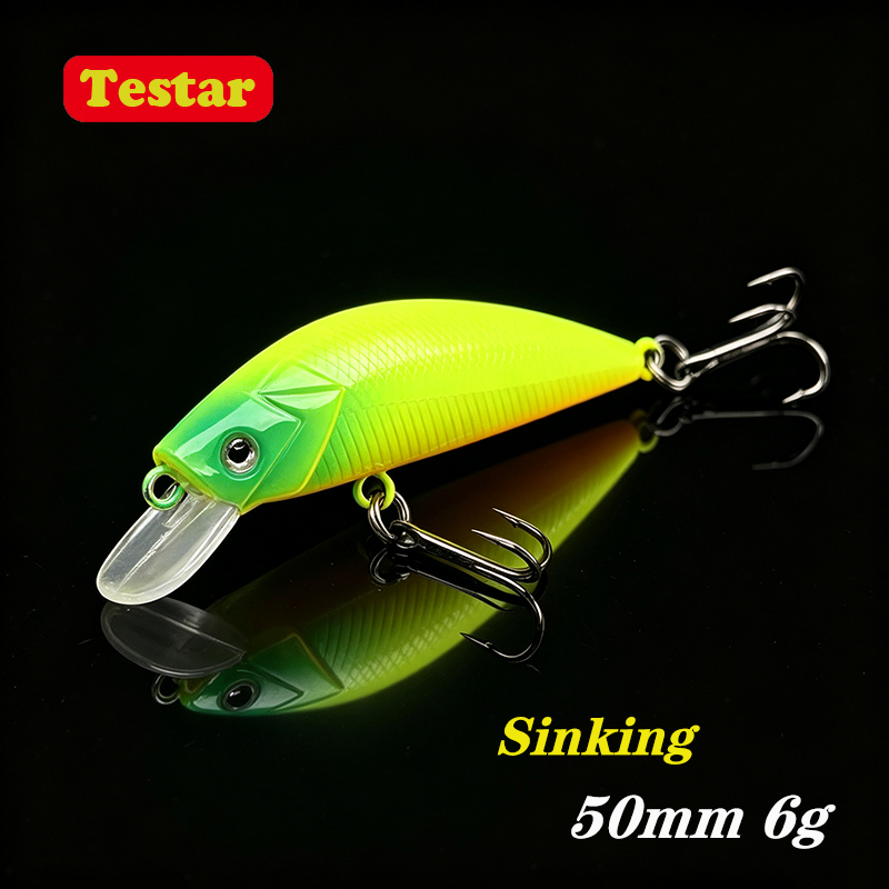 Fishing Lure Jerkbait - Testar 50mm 6g Sinking Minnow Bait