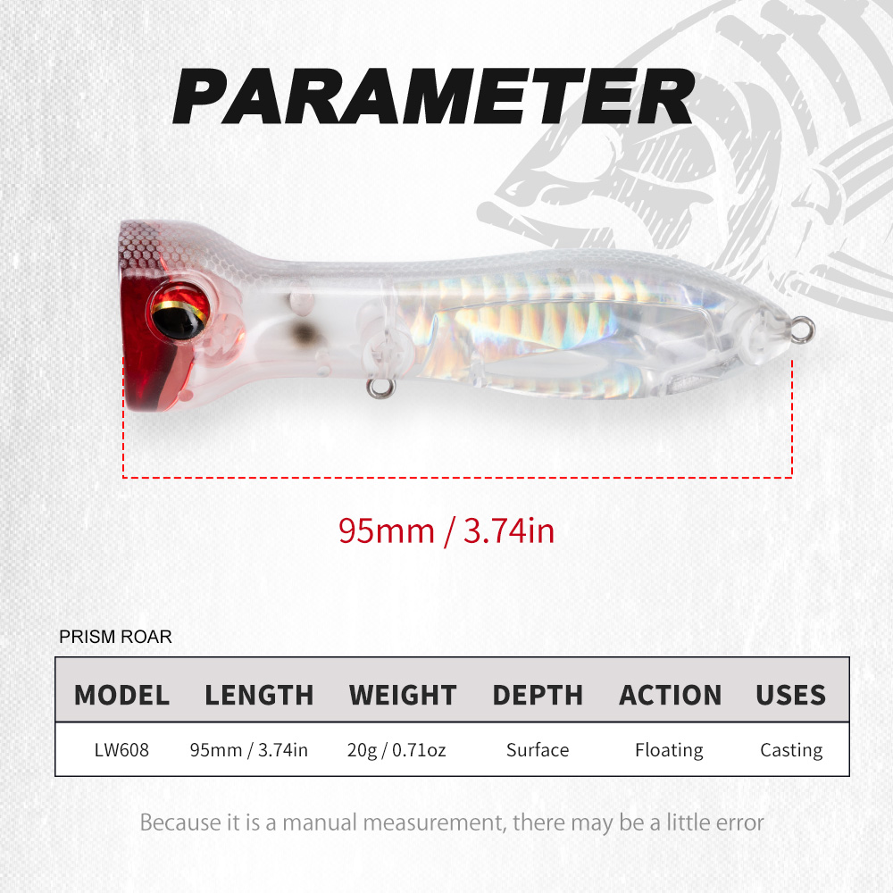Hunthouse Topwater Floating Po - огляд і ціна Fishing Lure Popper